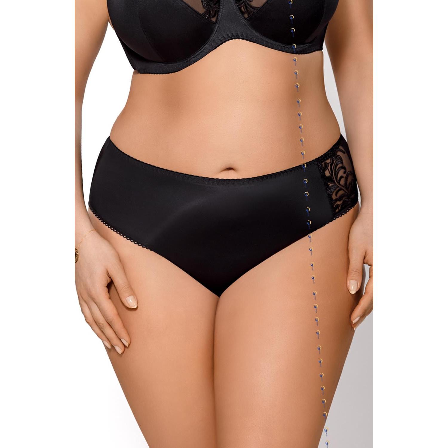 Gorsenia, Damen, Unterhosen, Höschen model 109484, Schwarz, (L)