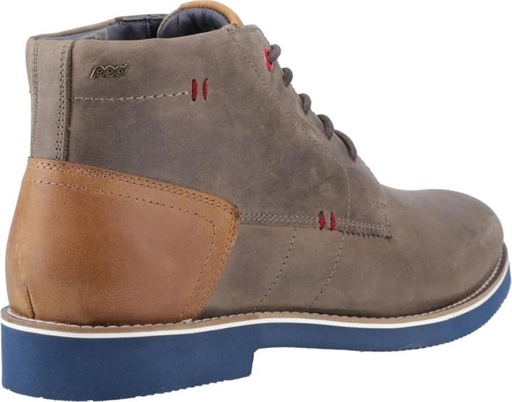 Actual product image Pod Mens Aries Oiled Leather Chukka Boots (45.5)