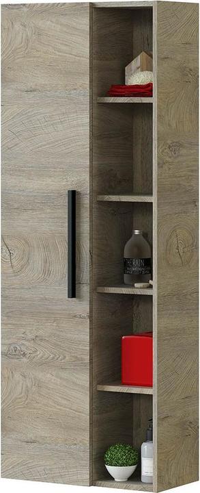 Image du produit CaliCosy Colonne suspendue 1 porte avec 5 niches de rangement H135 cm (51 x 25 x 135 cm)