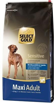 Produktbild Select Gold Maxi Sensitive Adult Wasserbüffel & Tapioka (Adult, 12000 g)