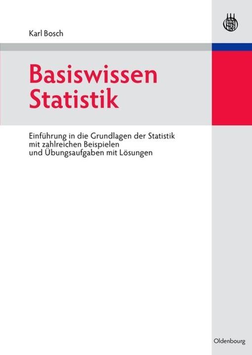 Produktbild Basiswissen Statistik (Deutsch, Karl Bosch, 2007)