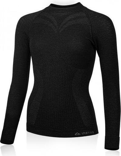 Produktbild Lasting MATALA Merino Frauen Langarm-Shirt - schwarz (XXL)