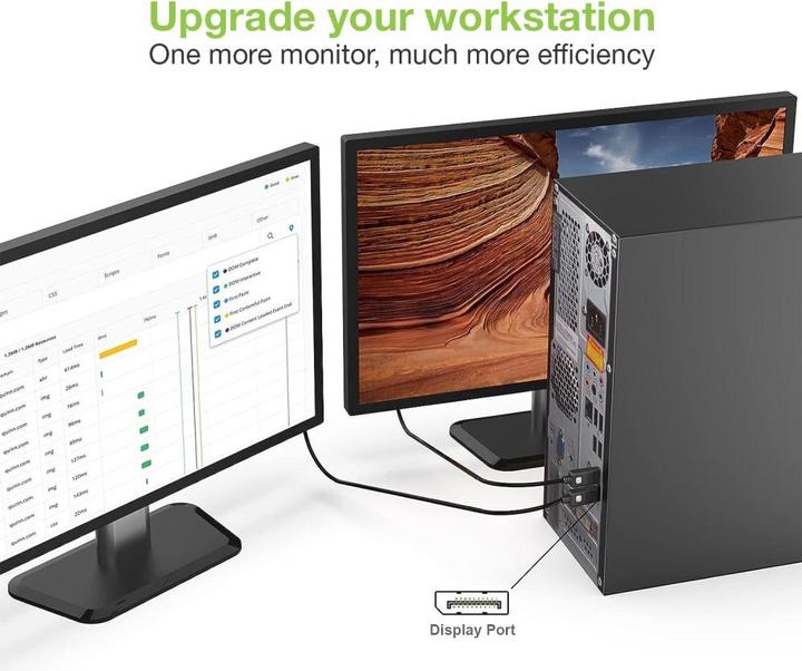 Actual product image Techly DisplayPort — DisplayPort (2 m)