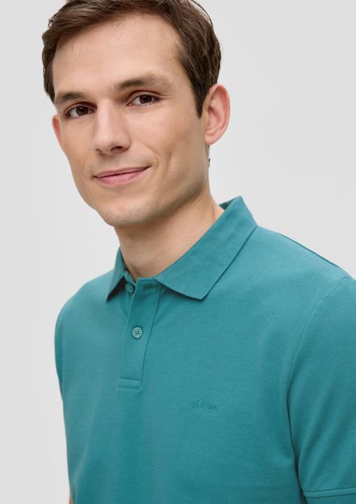 Produktbild S.Oliver Polo-Shirt Poloshirt aus Baumwollpiqué (S)