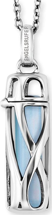 Engelsrufer Collier Healing Stone Agate bleue (Argent 925, 50 cm)