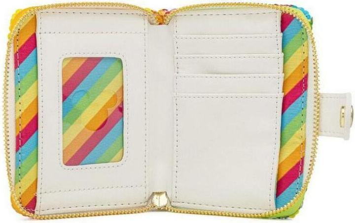 Image du produit Loungefly Disney by Porte-monnaie Sequin Arc-en-ciel Minnie