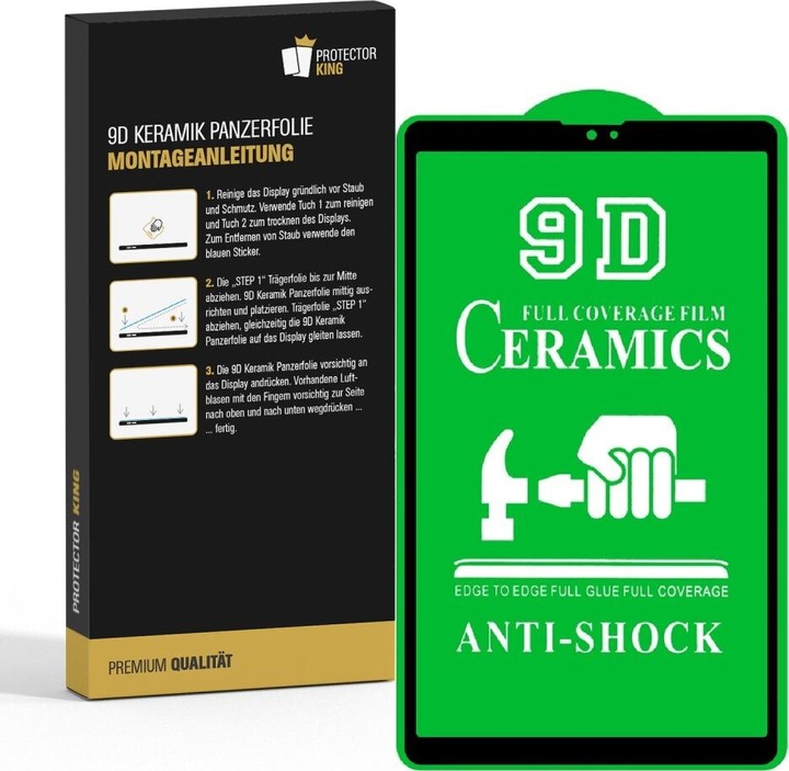 Produktbild Protectorking 6x Ceramic-Glass Full Cover HD Klar (6 Stück, Galaxy Tab A7 Lite)