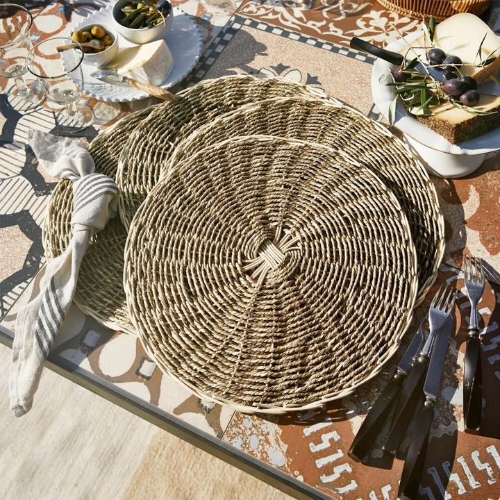 Image du produit Loberon Set de table 4 pièces Staines marron (4 pcs, 36 cm)