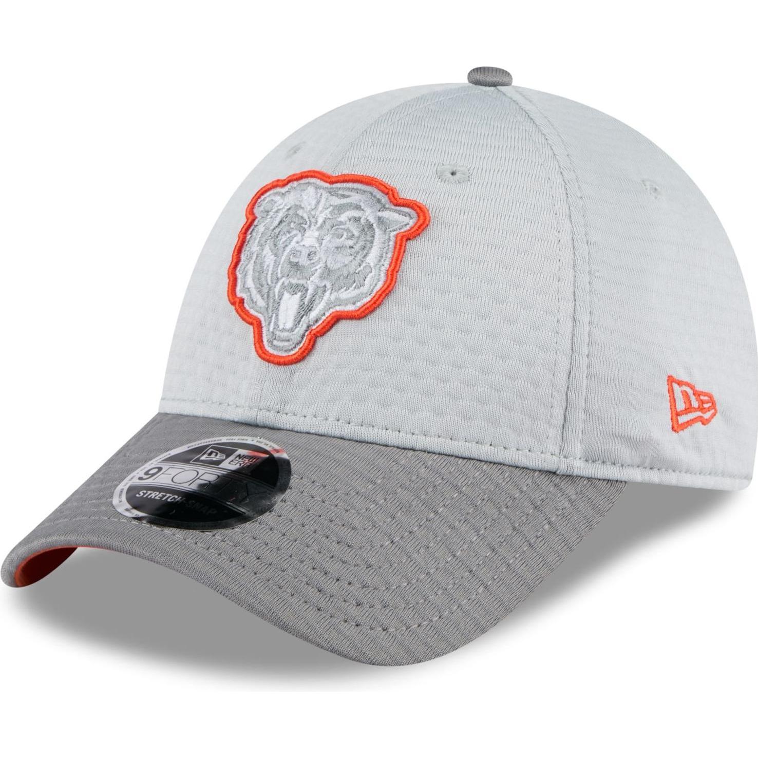 New Era, Herren, Cap, 9Forty Stretch Cap Training 2024 Chicago Bears, Grau