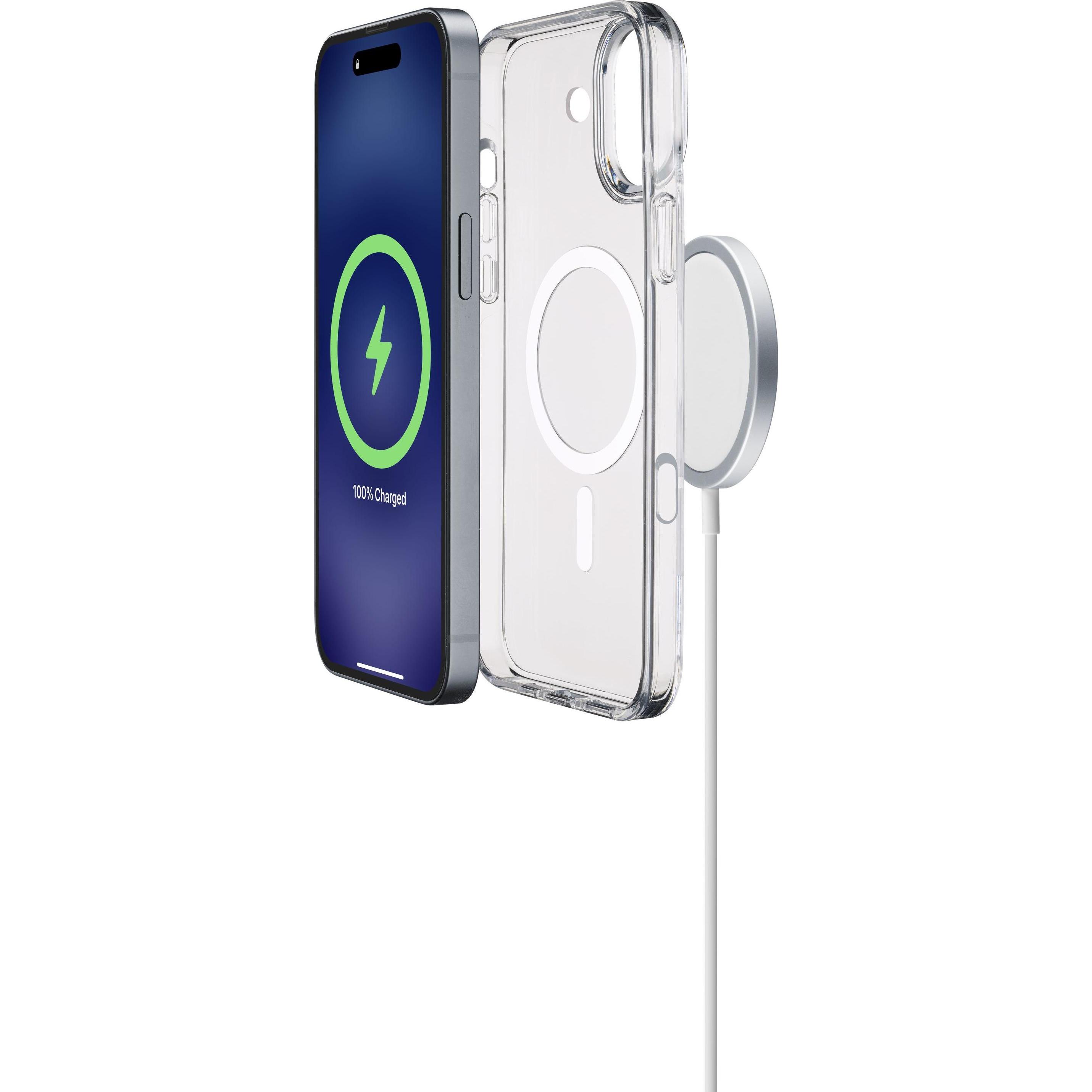 Cellularline Gloss MagSafe Case MAG (Apple iPhone 16 Plus), Smartphone Hülle, Transparent