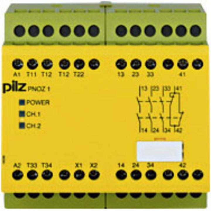 Produktbild Pilz GmbH & Co. KG Not-Aus-Sicherheitsschalter PNOZ 1 24 V DC 3S 1OE