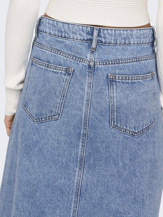 Produktbild Only Mittlere Taille Langer Rock Jeansrock (S)