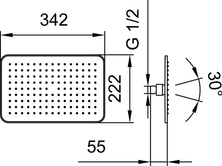 Immagine prodotto Laufen HF504727100000 (1 Tipo di fascio, 12 l/min)