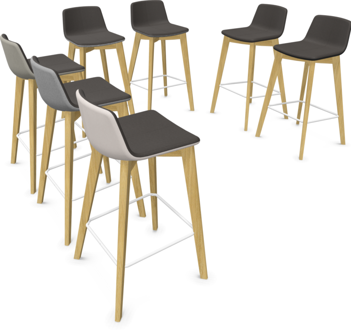 Actual product image Narbutas Twist & Sit Bar Stool