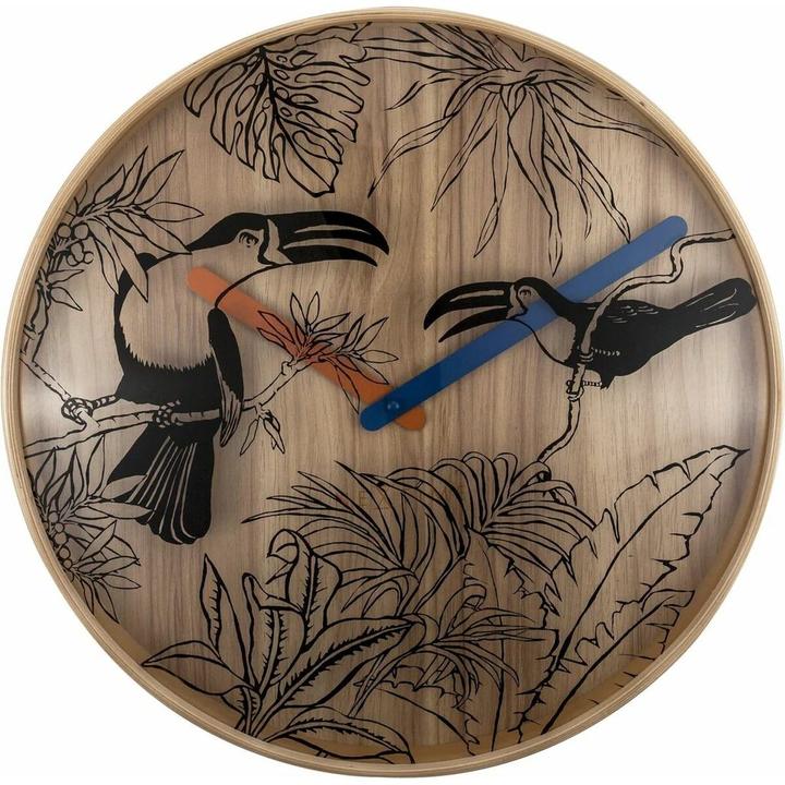Nextime Wanduhr Tropical Birds (40 cm)