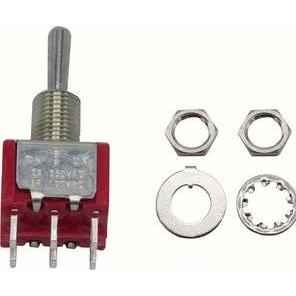 Thumbnail - RND Components Miniatur-Kippschalter EIN-AUS-EIN rastend 2 A / 5 A 2 Wechsler, Taster + Schalter