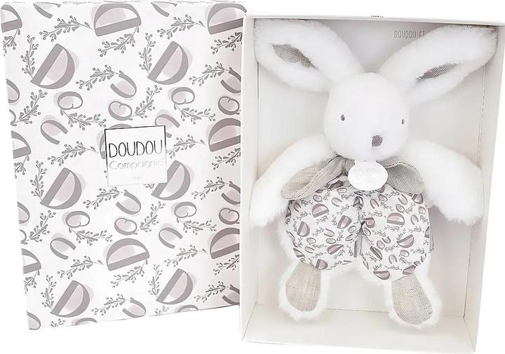 Image du produit Doudou et Compagnie Lapin, blanc 18cm (22 cm)