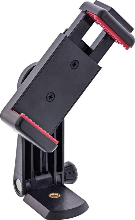 Immagine prodotto InLine ® Smartphone Halterung, 55–85mm, 1/4" Gewinde & Kaltschuh, schwarz