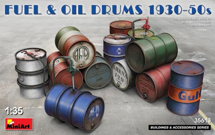 Produktbild Mini art Fuel & Oil Drums 1930-50s