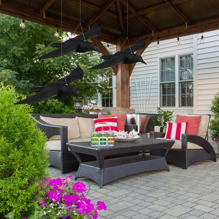 Actual product image Relaxdays 3x bird deterrent