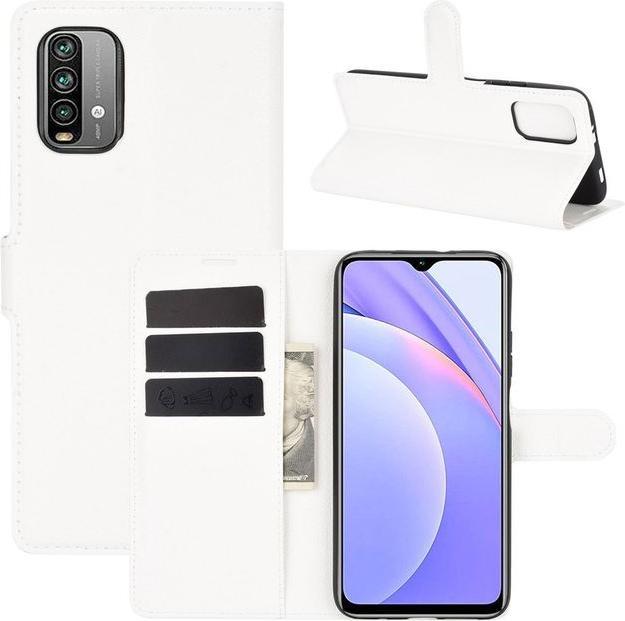 Produktbild MU Classic Litchi Leder Bookcover Series (Realme 9 4G, Xiaomi Redmi 9T)