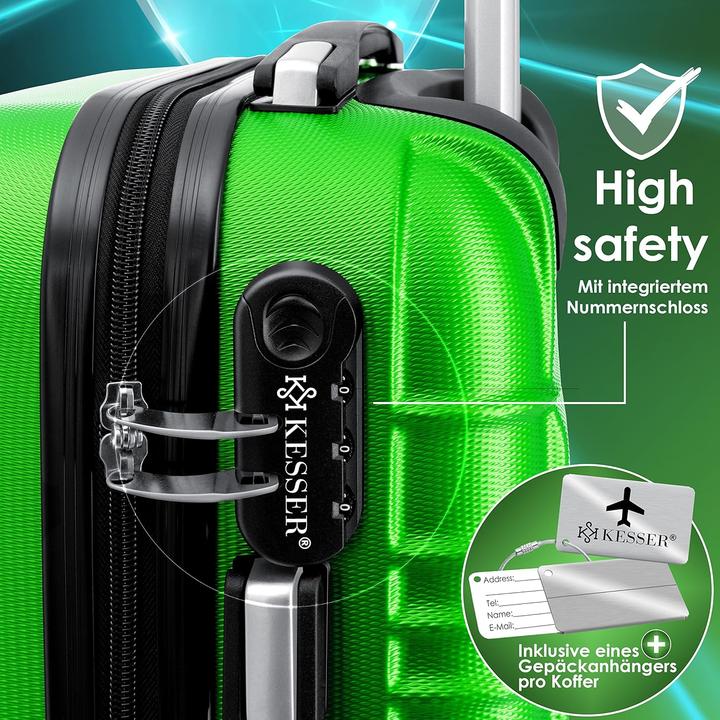 Produktbild Kesser 3-teiliges Hartschalenkoffer-Set (45 l)