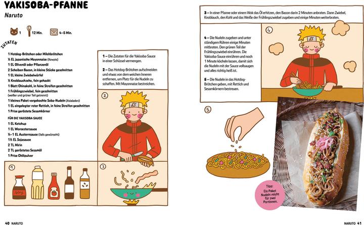 Actual product image Fantastische Anime-Küche (German, Lene Knudsen, 2024)