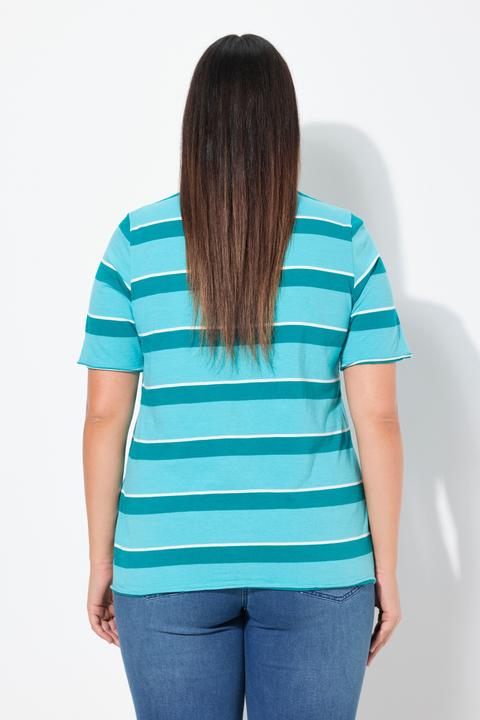 Actual product image Ulla Popken Love Embroidered Short Sleeve Tee (58)