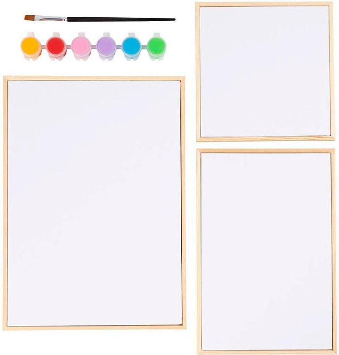 Creativ Company Set bunte Leinwandpaneele