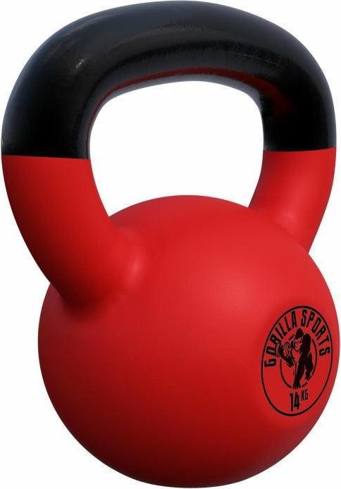 Actual product image Gorilla Sports Kettlebell (1 x 18 kg, 1 x 32 kg, 1 x 20 kg, 1 x 22 kg, 1 x 24 kg, 1 x 28 kg, 1 x 4 kg, 1 x 14 kg, 1 x 8 kg, 1 x 16 kg, 1 x 12 kg, 1 x 30 kg)