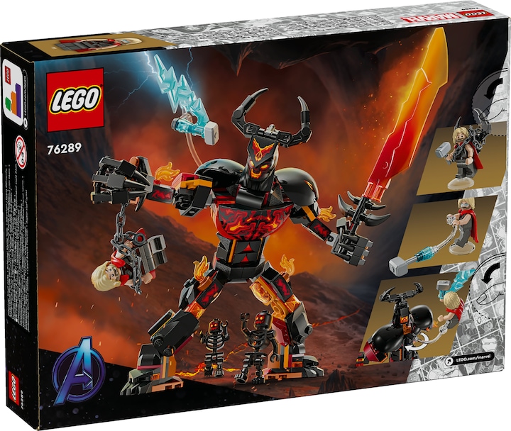 Immagine prodotto LEGO Figura di costruzione di Thor contro Surtur (76289, LEGO Marvel)