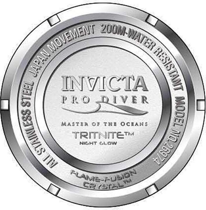 Immagine prodotto Invicta OROLOGIO PRO DIVISION DA UOMO 26974 - WR200, cassa da 40 mm (zv010a) (Orologio sub, 40 mm)