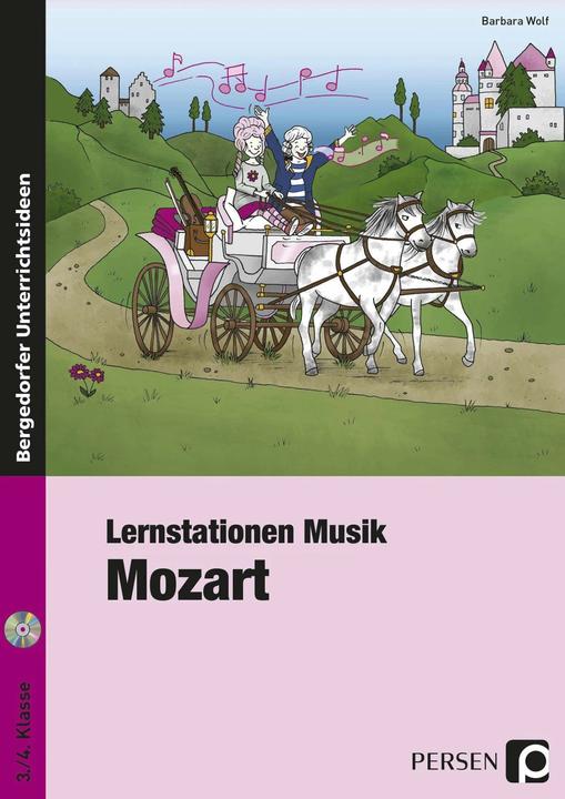 Produktbild Lernstationen Musik: Mozart (Deutsch, Barbara Wolf, 2024)