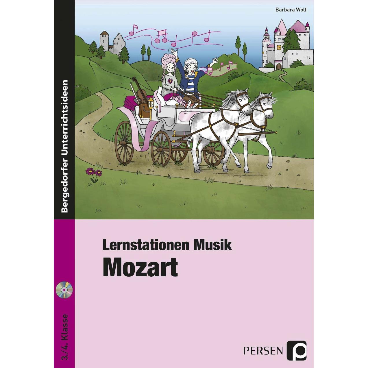 Lernstationen Musik: Mozart, Schulbücher von Barbara Wolf