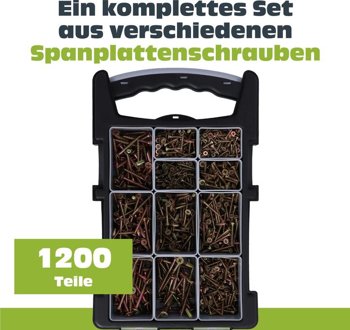 Image du produit Helpmate Kit de vis pour panneaux d'aggloméré