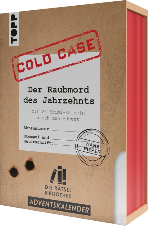 Image du produit La bibliothèque des énigmes. Calendrier de l'Avent - Cold Case : Le casse de la décennie : avec 24