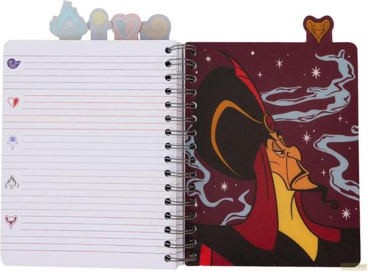 Actual product image Loungefly Disney Villains by Notebook Tab Journal (16 x 21 cm)