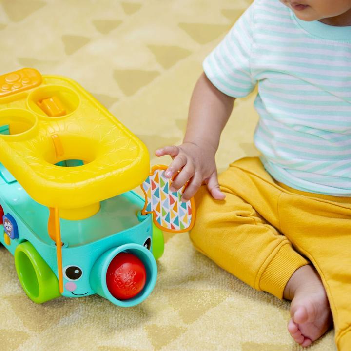Actual product image Bright Starts Pop & Roll Safari Bus™ Ball Play Toy