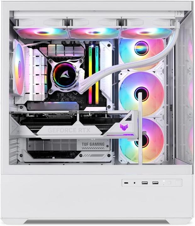 Produktbild Sharkoon AK6 RGB White ATX (weiss) (ATX, mATX, Mini-ATX)