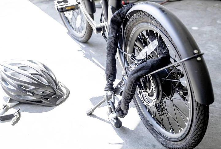 Actual product image Mannesmann Chain lock black Key lock (120 cm)