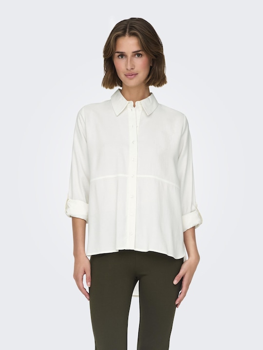 Immagine prodotto JdY Vestibilità regolare Colletto a camicia Polsini ripiegati Taglio delle maniche voluminoso Camicia (XS)