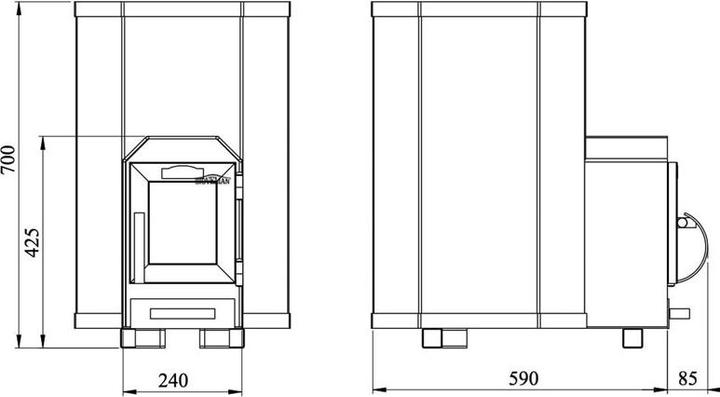 Produktbild Stoveman Heater 13-LS (15400 W)