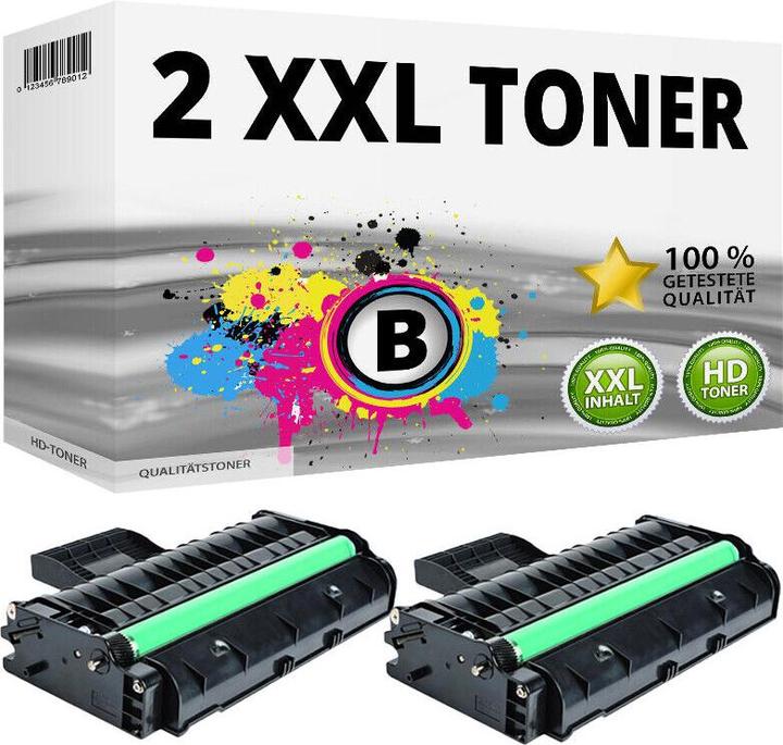 Image du produit Druckfuxx 2x XXL Toner für Ricoh SP201 SP 201 NW 203S 204 SN SP 211 SP 212 212W 213 NW