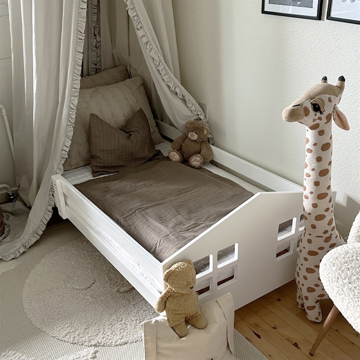 Produktbild Babytrold 16-42 Kinderbett Weiss Klassisches Bett (80 x 160 cm)