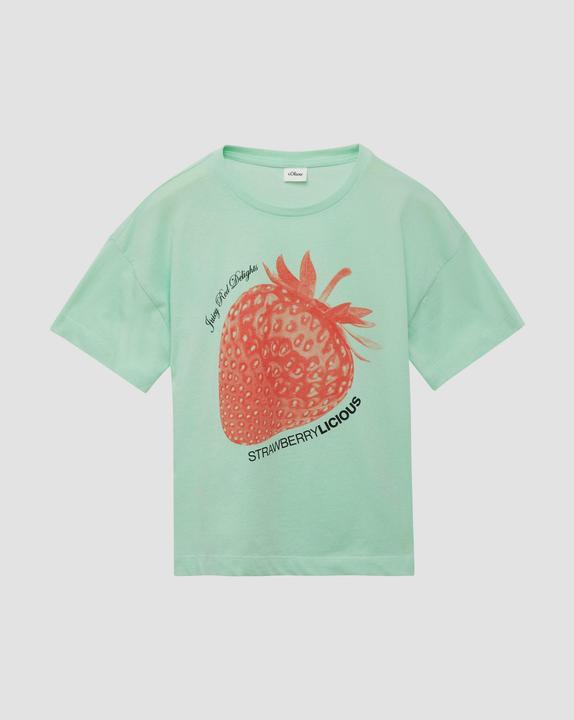 Produktbild S.Oliver T-Shirt Boxy T-Shirt mit Frontprint (170, 176)
