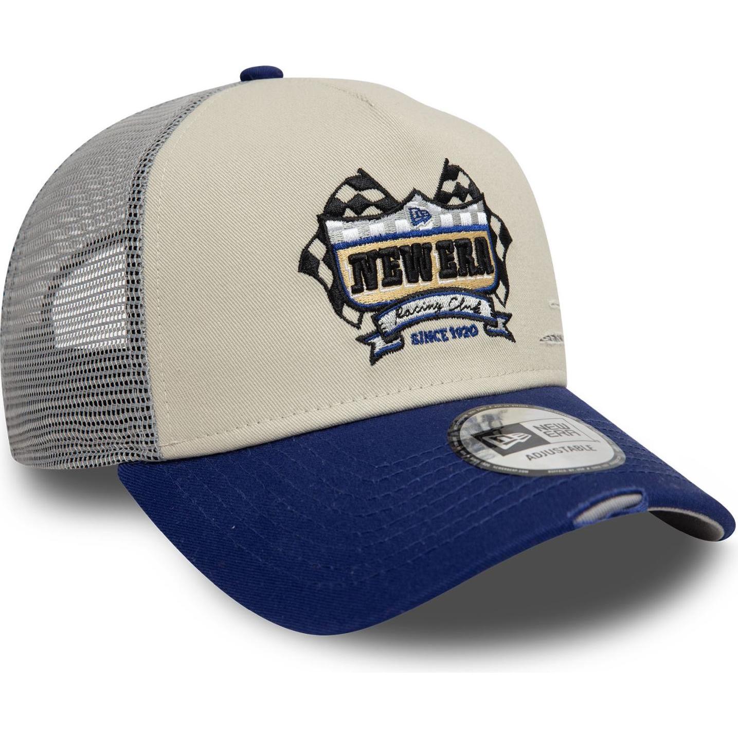 Thumbnail - New Era, Herren, Cap, Mesh Trucker Cap - Motorsport Racing Beige, Beige, (One Size)
