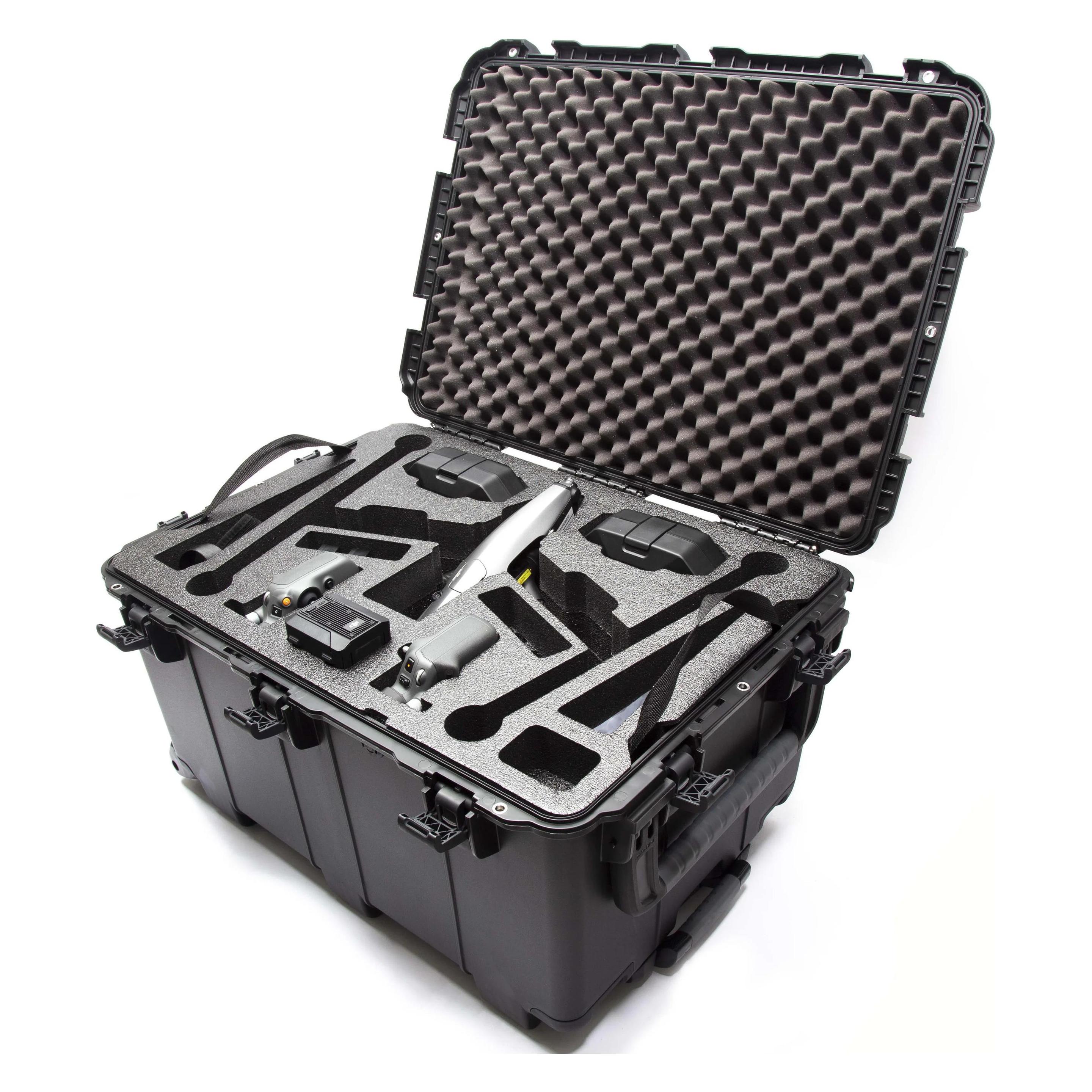 Nanuk 975 Case W/ Foam Dji Inspire 3 Black (Drohnen Koffer, Dji Inspire 3), Drohne Tasche, Schwarz