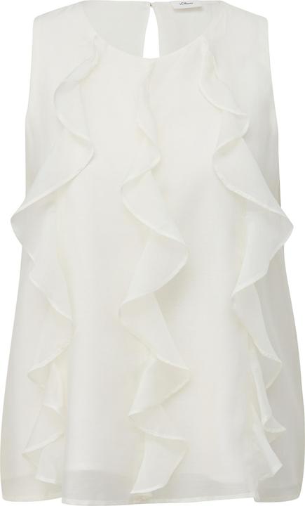 Image du produit s.Oliver Bluse Ärmellose Bluse mit Volant (46)