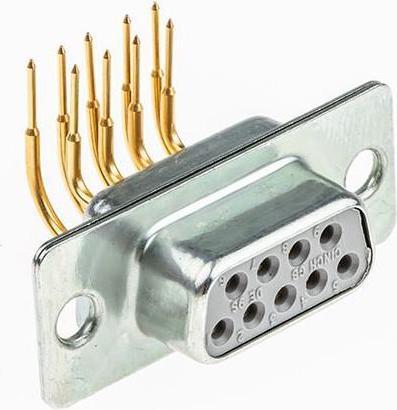 Produktbild RS PRO Sub-D Buchsenstecker LP 9-polig 90°