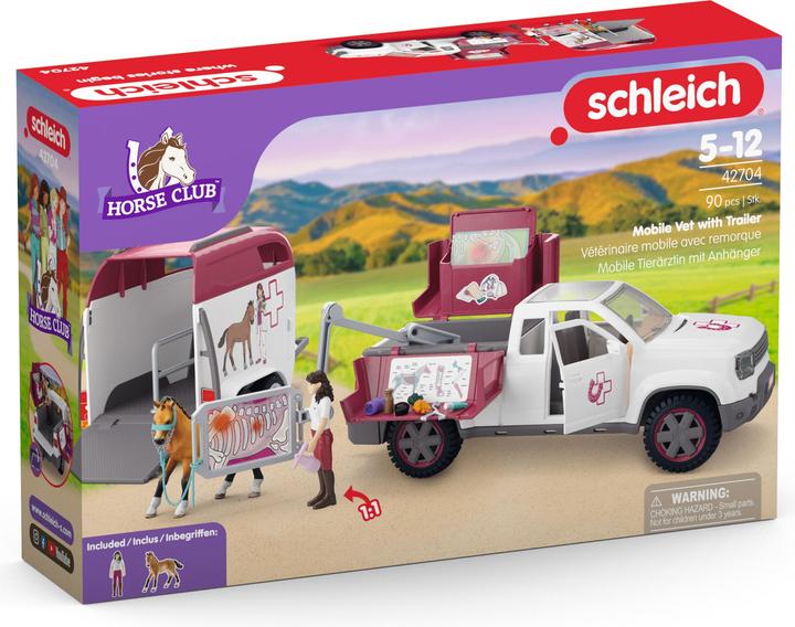 Image du produit Schleich Mobile Tierärztin mit Anhänger